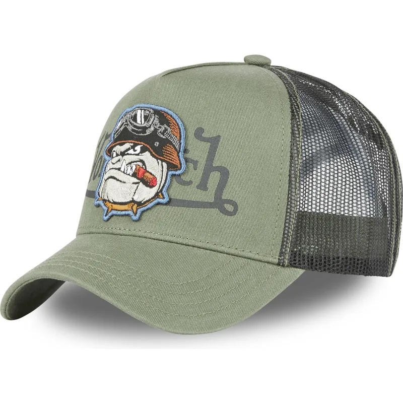 petten-gebogen-groen-snapback-bulldog-bull-k-van-von-dutch petten-gebogen-groen-snapback-bulldog-bull-k-van-von-dutch