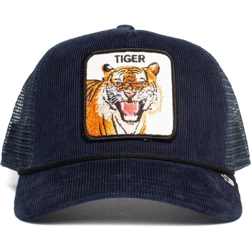 petten-gebogen-marineblauw-snapback-tiger-rage-the-farm-van-goorin-bros