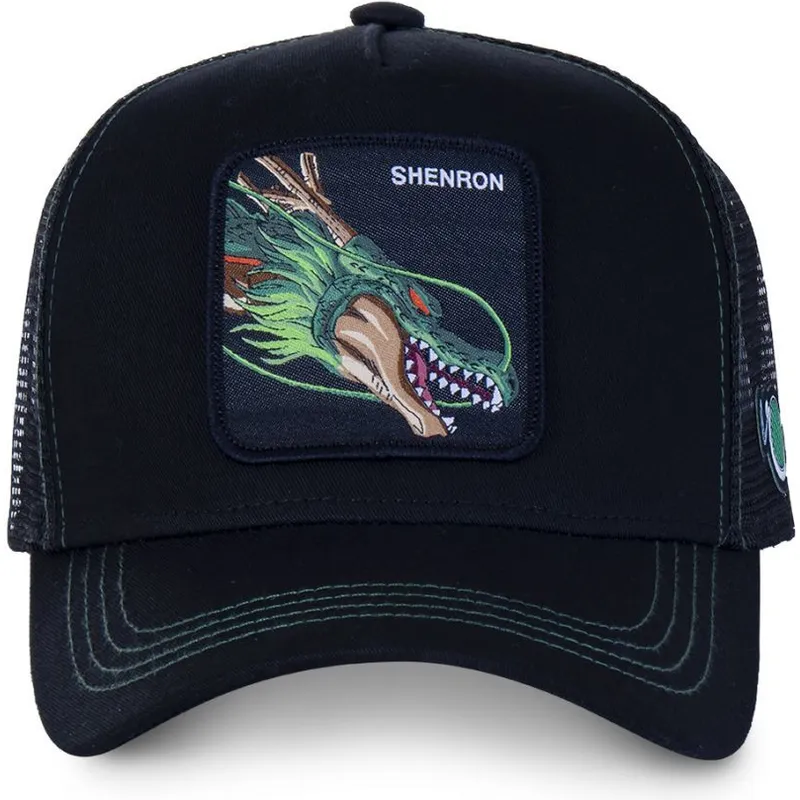 petten-gebogen-zwart-snapback-shen3-shenron-dragon-ball-van-capslab