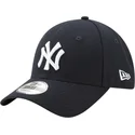 petten-gebogen-marineblauw-verstelbaar-9forty-the-league-van-new-york-yankees-mlb-van-new-era