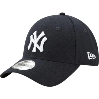 Petten gebogen marineblauw verstelbaar 9FORTY The League van New York Yankees MLB van New Era