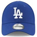 petten-gebogen-blauw-verstelbaar-9forty-the-league-van-los-angeles-dodgers-mlb-van-new-era