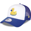 petten-gebogen-wit-snapback-a-frame-van-akron-rubberducks-milb-van-new-era