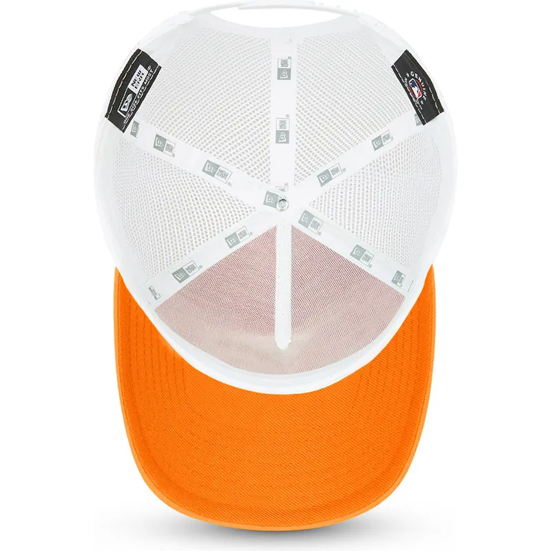petten-gebogen-oranje-snapback-a-frame-tonal-mesh-van-new-york-yankees-mlb-van-new-era