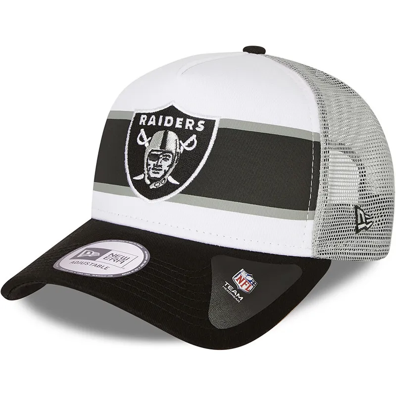 petten-gebogen-wit-snapback-a-frame-retro-van-las-vegas-raiders-nfl-van-new-era