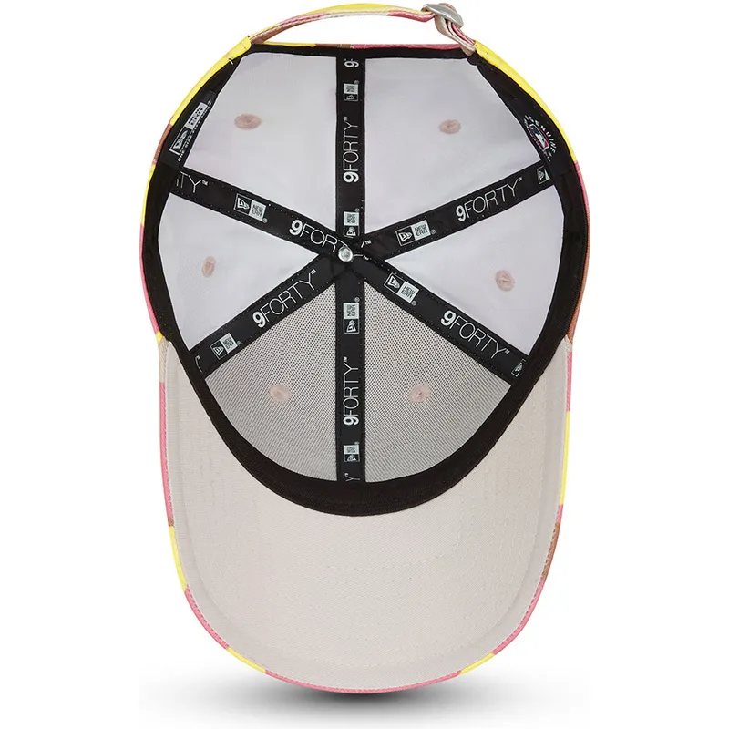 petten-gebogen-camouflage-verstelbaar-rosa-rosa-9forty-van-los-angeles-dodgers-mlb-van-new-era