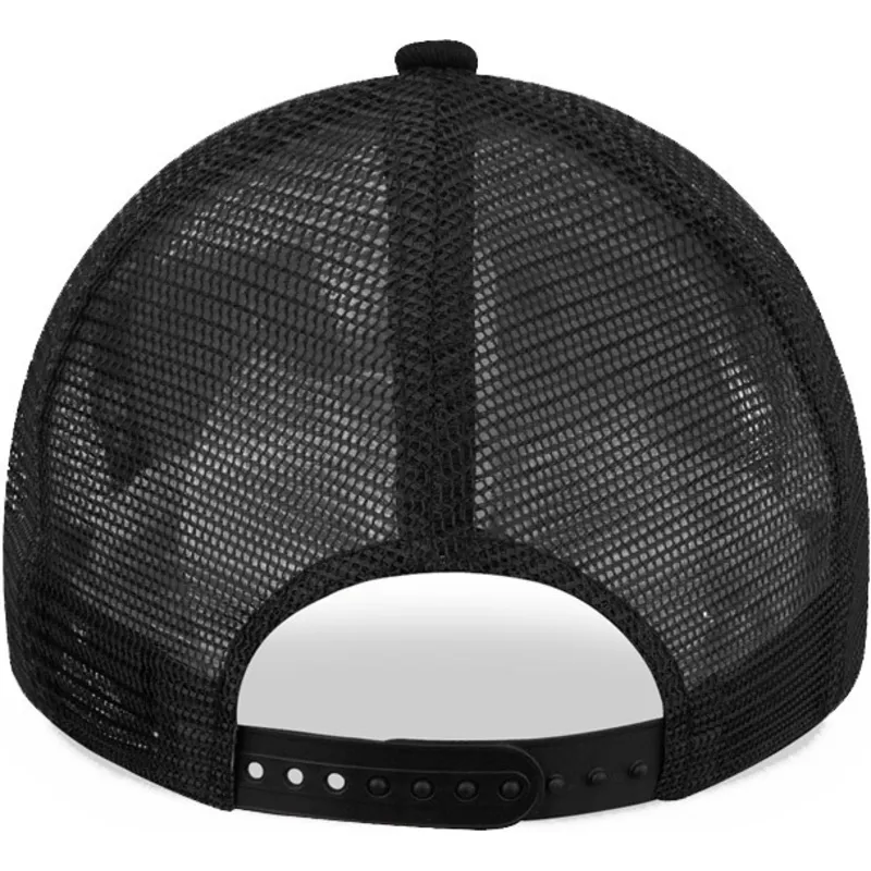 petten-gebogen-zwart-snapback-a-frame-9forty-heritage-patch-van-new-era