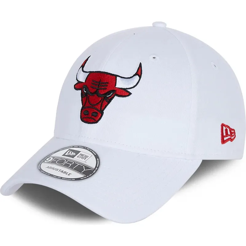 petten-gebogen-wit-verstelbaar-9forty-side-mark-van-chicago-bulls-nba-van-new-era