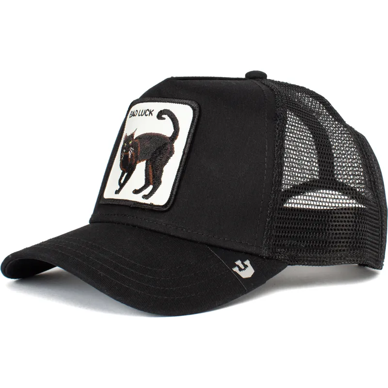 petten-gebogen-zwart-snapback-bad-luck-the-farm-van-goorin-bros petten-gebogen-zwart-snapback-bad-luck-the-farm-van-goorin-bros