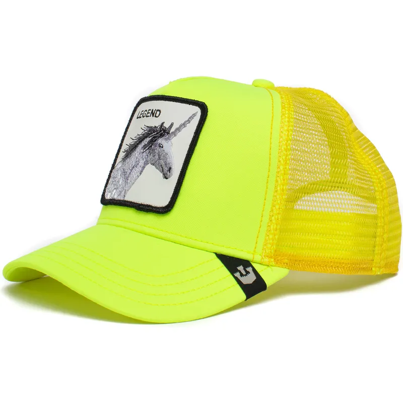 petten-gebogen-geel-snapback-legend-show-pony-the-farm-van-goorin-bros
