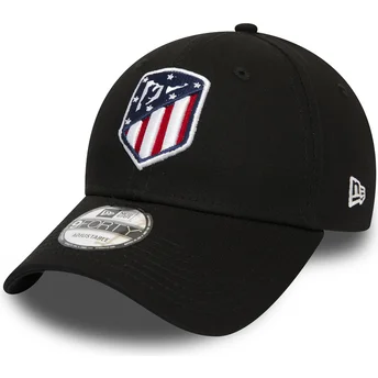 petten-gebogen-zwart-verstelbaar-9forty-essential-atletico-van-atletico-de-madrid-lfp-van-new-era