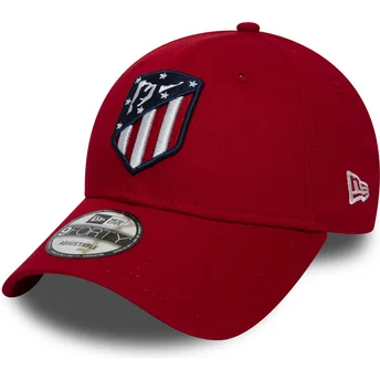 petten-gebogen-rood-verstelbaar-9forty-essential-atletico-van-atletico-de-madrid-lfp-van-new-era