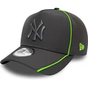 petten-gebogen-grijs-snapback-feather-pipe-a-frame-van-new-york-yankees-mlb-van-new-era