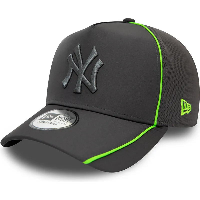 petten-gebogen-grijs-snapback-feather-pipe-a-frame-van-new-york-yankees-mlb-van-new-era
