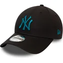 petten-gebogen-zwart-verstelbaar-9forty-league-essential-van-new-york-yankees-mlb-van-new-era