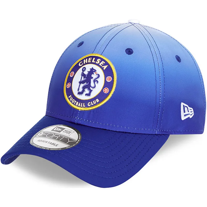 petten-gebogen-blauw-verstelbaar-9forty-fade-van-chelsea-football-club-premier-league-van-new-era