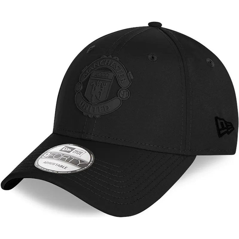 petten-gebogen-zwart-verstelbaar-9forty-rubber-patch-van-manchester-united-football-club-premier-league-van-new-era