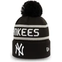 mutsen-pompon-zwart-cuff-knit-jake-van-new-york-yankees-mlb-van-new-era
