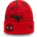 mutsen-rood-voor-kinderen-cuff-knit-paint-splat-van-new-era