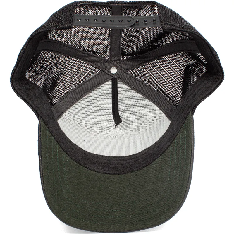 petten-gebogen-zwart-snapback-deadly-encounter-the-farm-van-goorin-bros