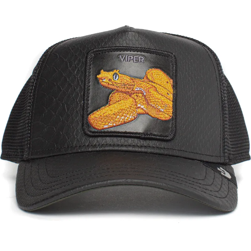 petten-gebogen-zwart-snapback-night-viper-the-farm-van-goorin-bros