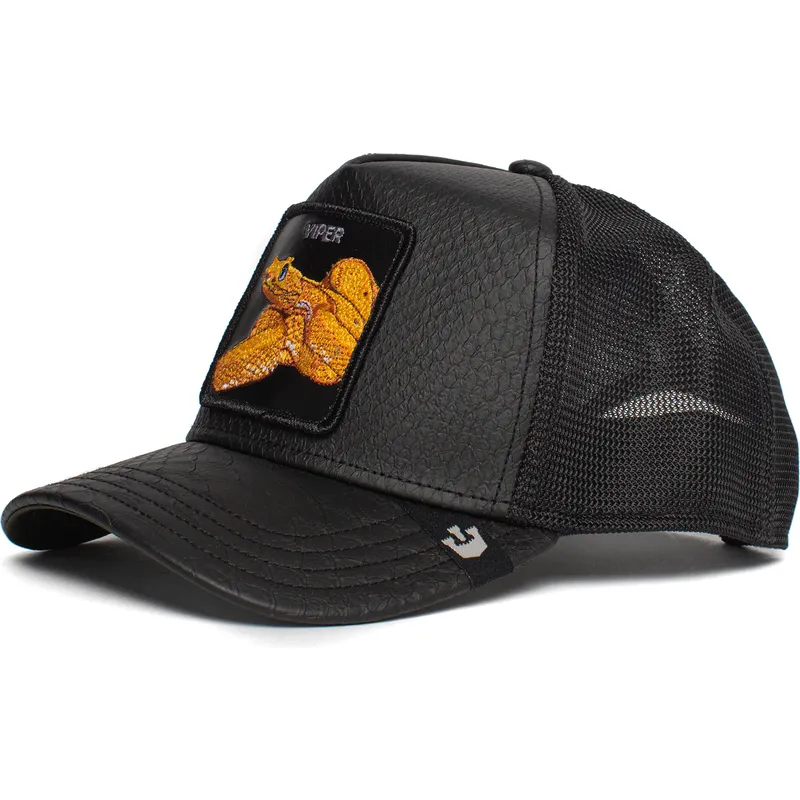 petten-gebogen-zwart-snapback-night-viper-the-farm-van-goorin-bros