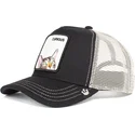 petten-gebogen-zwart-snapback-curious-peek-a-boo-the-farm-van-goorin-bros
