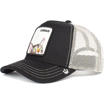 petten-gebogen-zwart-snapback-curious-peek-a-boo-the-farm-van-goorin-bros