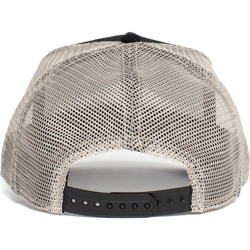 petten-gebogen-zwart-snapback-curious-peek-a-boo-the-farm-van-goorin-bros