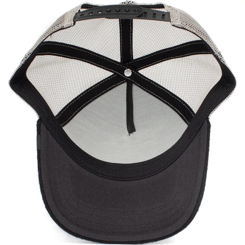 petten-gebogen-zwart-snapback-curious-peek-a-boo-the-farm-van-goorin-bros