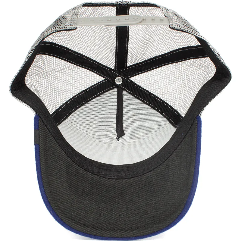 petten-gebogen-blauw-snapback-wet-clean-cat-the-farm-van-goorin-bros