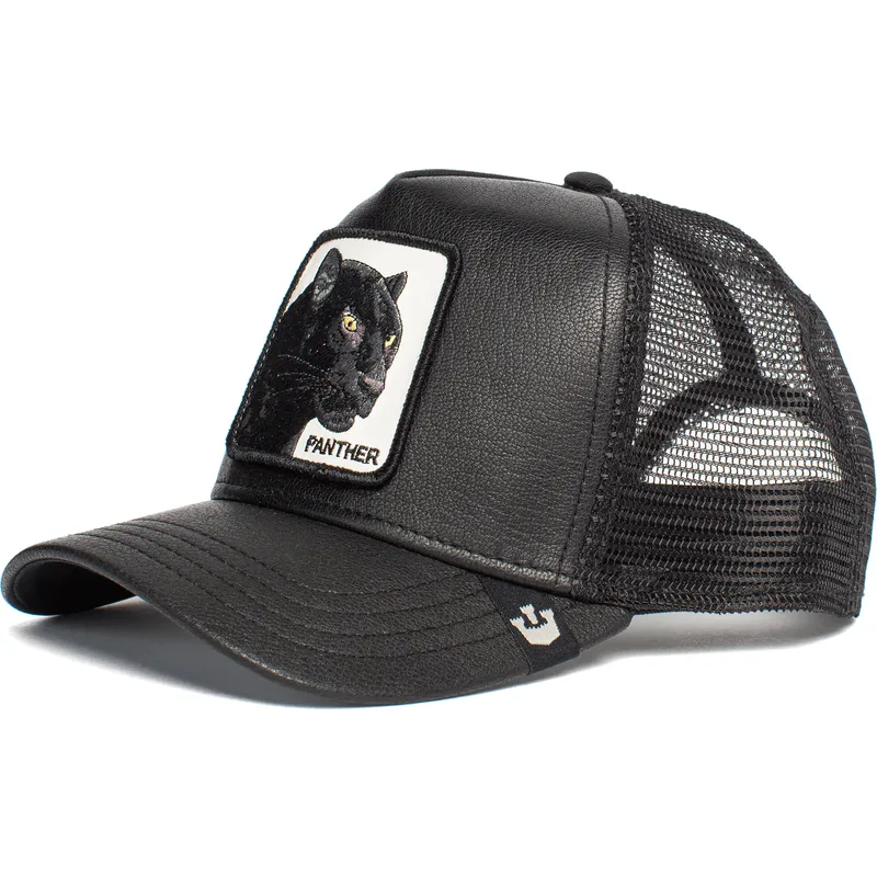 petten-gebogen-zwart-snapback-panther-truth-will-prevail-the-farm-van-goorin-bros