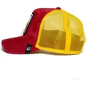 petten-gebogen-rood-snapback-flaming-hot-cheetah-the-farm-van-goorin-bros