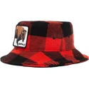 emmer-gebogen-rood-snapback-buffalo-i-m-a-little-hoarse-the-farm-van-goorin-bros