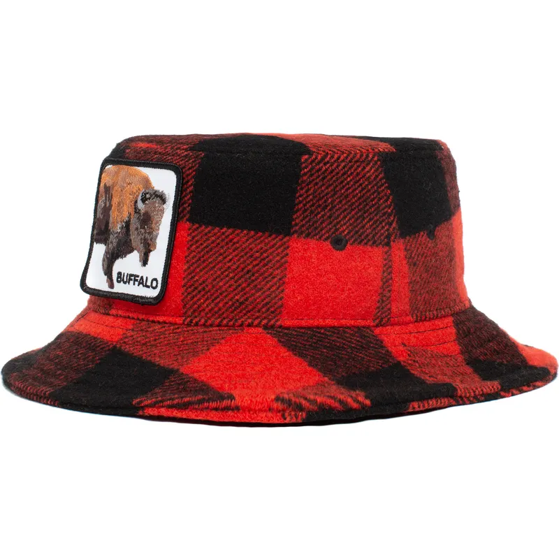 emmer-gebogen-rood-snapback-buffalo-i-m-a-little-hoarse-the-farm-van-goorin-bros