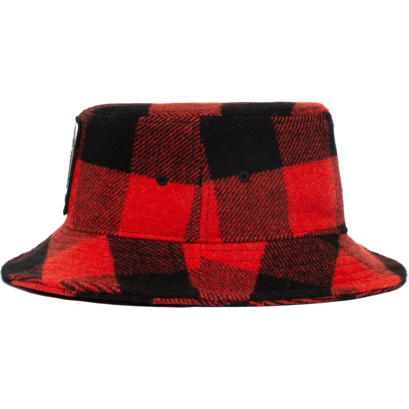 emmer-gebogen-rood-snapback-buffalo-i-m-a-little-hoarse-the-farm-van-goorin-bros