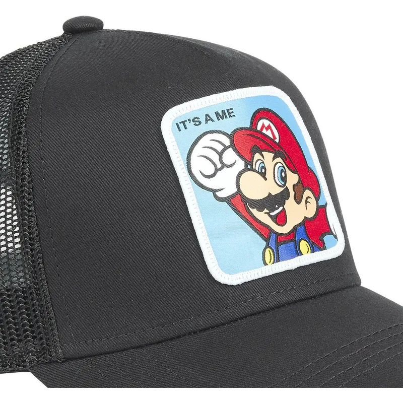 petten-gebogen-zwart-snapback-cla2-bros-mario-super-mario-bros-van-capslab petten-gebogen-zwart-snapback-cla2-bros-mario-super-mario-bros-van-capslab