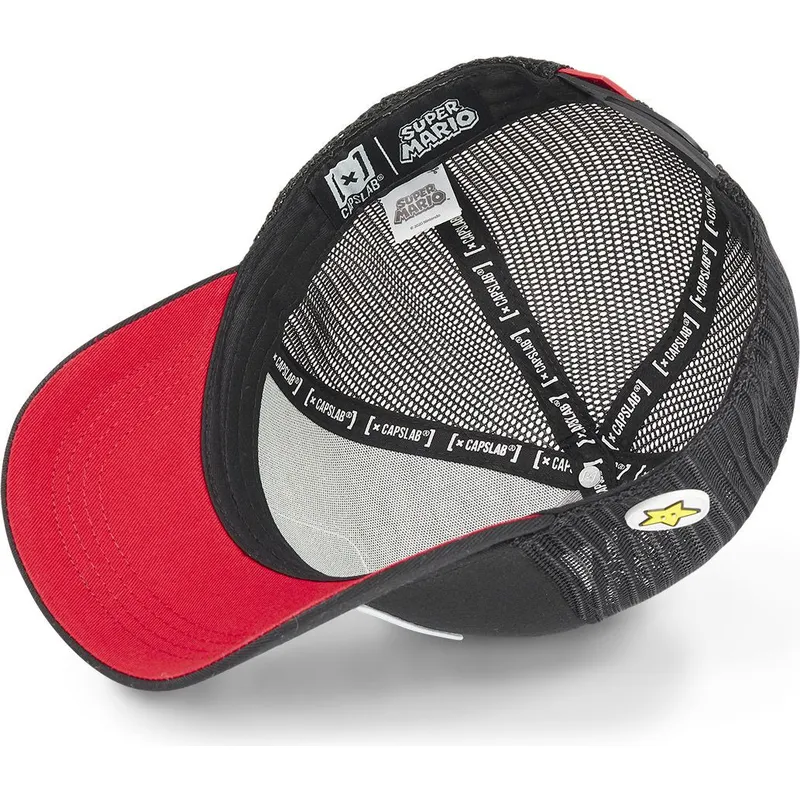 petten-gebogen-zwart-snapback-cla2-bros-mario-super-mario-bros-van-capslab petten-gebogen-zwart-snapback-cla2-bros-mario-super-mario-bros-van-capslab