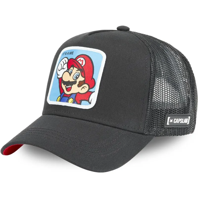 petten-gebogen-zwart-snapback-cla2-bros-mario-super-mario-bros-van-capslab petten-gebogen-zwart-snapback-cla2-bros-mario-super-mario-bros-van-capslab