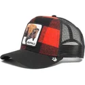 petten-gebogen-rood-snapback-buffalo-the-farm-van-goorin-bros