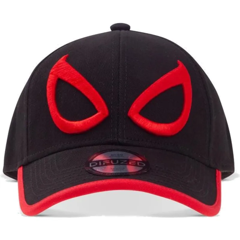 petten-gebogen-zwart-snapback-minimal-eyes-van-difuzed