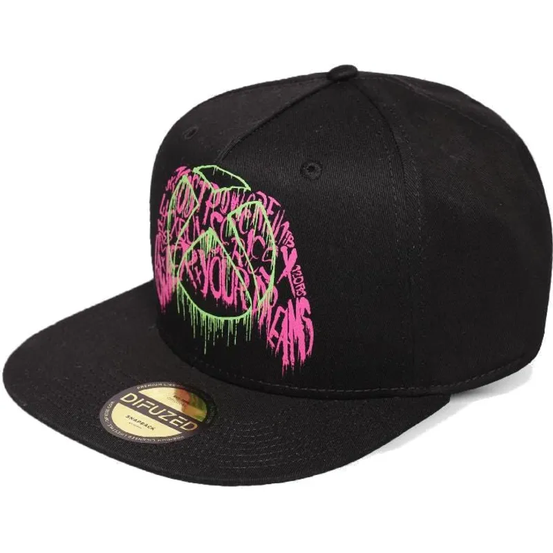petten-plat-zwart-snapback-core-microsoft-van-difuzed petten-plat-zwart-snapback-core-microsoft-van-difuzed