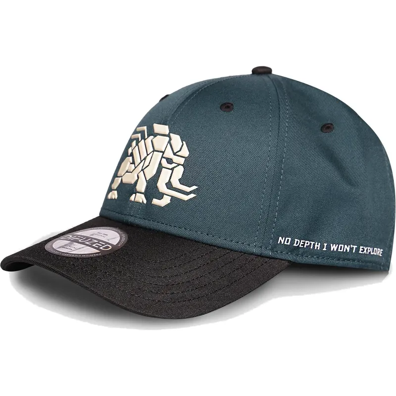 petten-gebogen-blauw-snapback-mamut-forbidden-west-van-difuzed