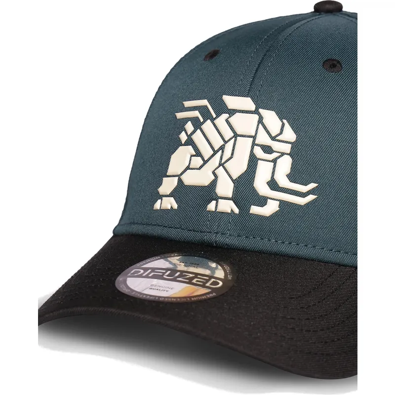 petten-gebogen-blauw-snapback-mamut-forbidden-west-van-difuzed