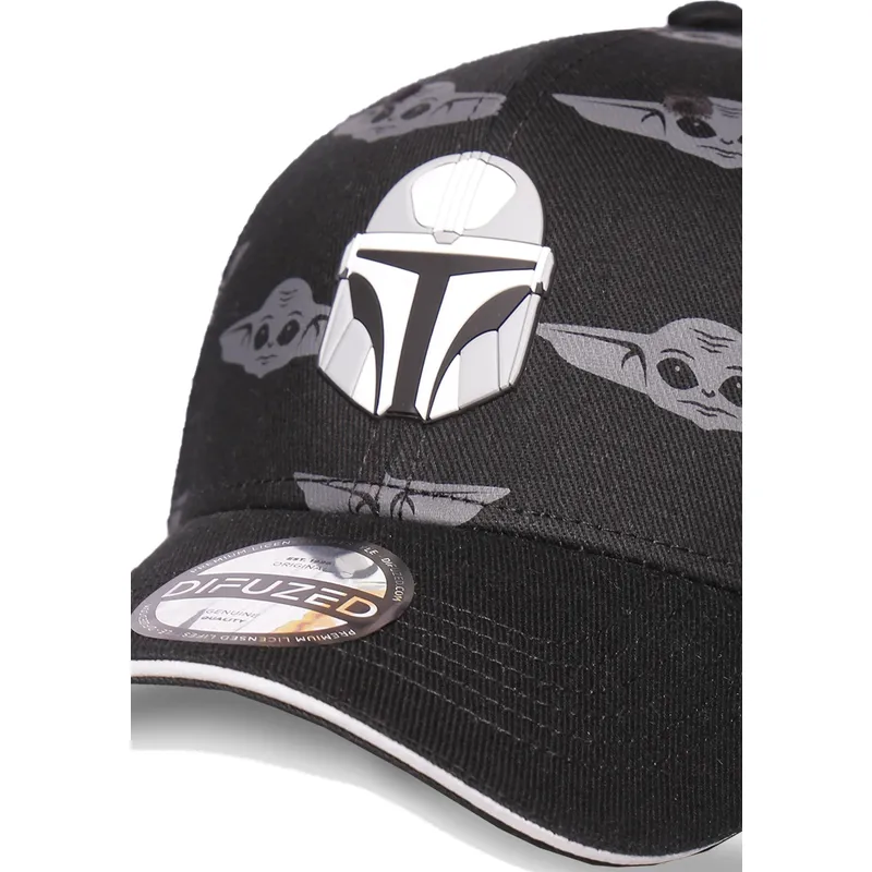 petten-gebogen-zwart-snapback-din-djarin-van-difuzed petten-gebogen-zwart-snapback-din-djarin-van-difuzed