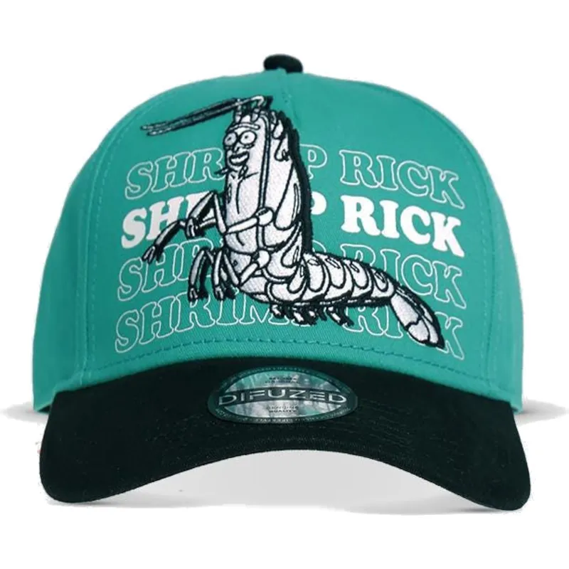petten-gebogen-groen-snapback-shrimp-van-difuzed