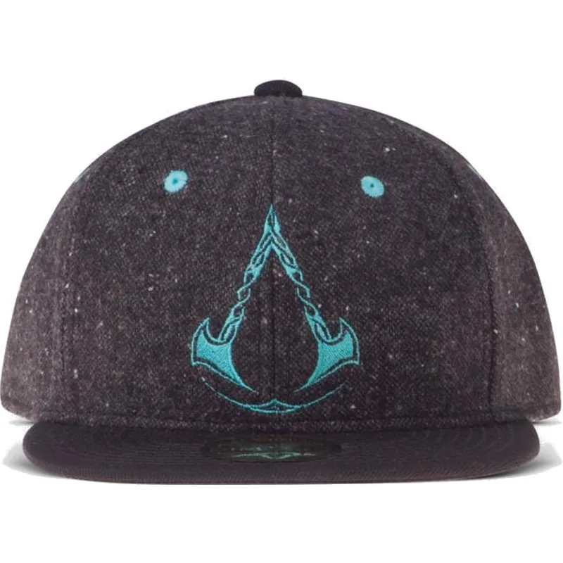 petten-plat-zwart-snapback-valhalla-van-difuzed