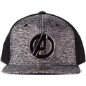 petten-plat-grijs-snapback-metal-avengers-van-difuzed