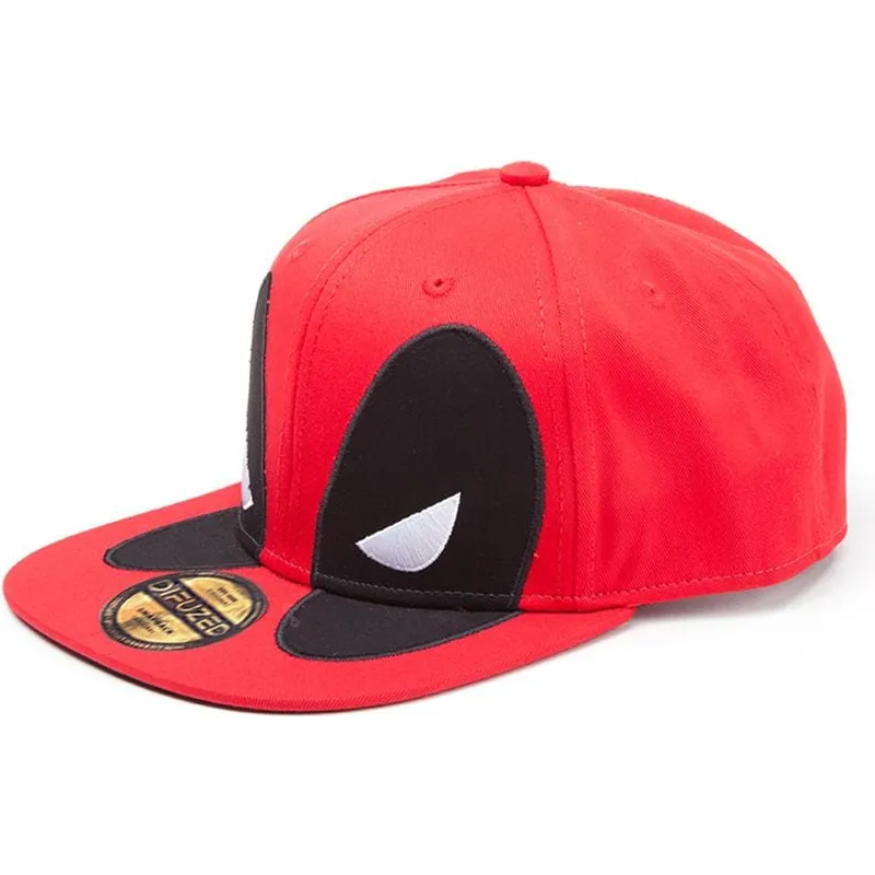 petten-plat-rood-snapback-big-face-van-difuzed