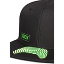 petten-plat-zwart-snapback-visor-controller-microsoft-van-difuzed